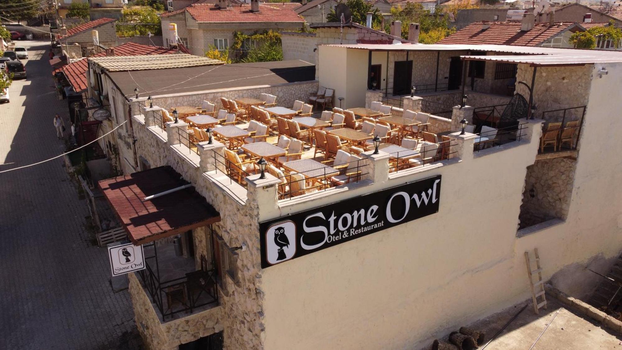 Stone Owl Otel & Restaurant Uchisar Exterior foto