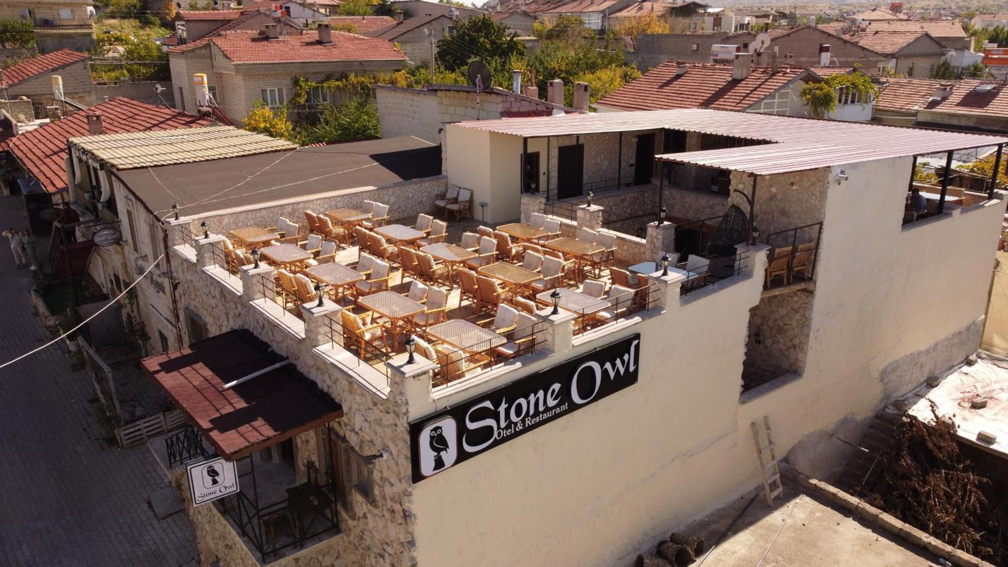 Stone Owl Otel & Restaurant Uchisar Exterior foto