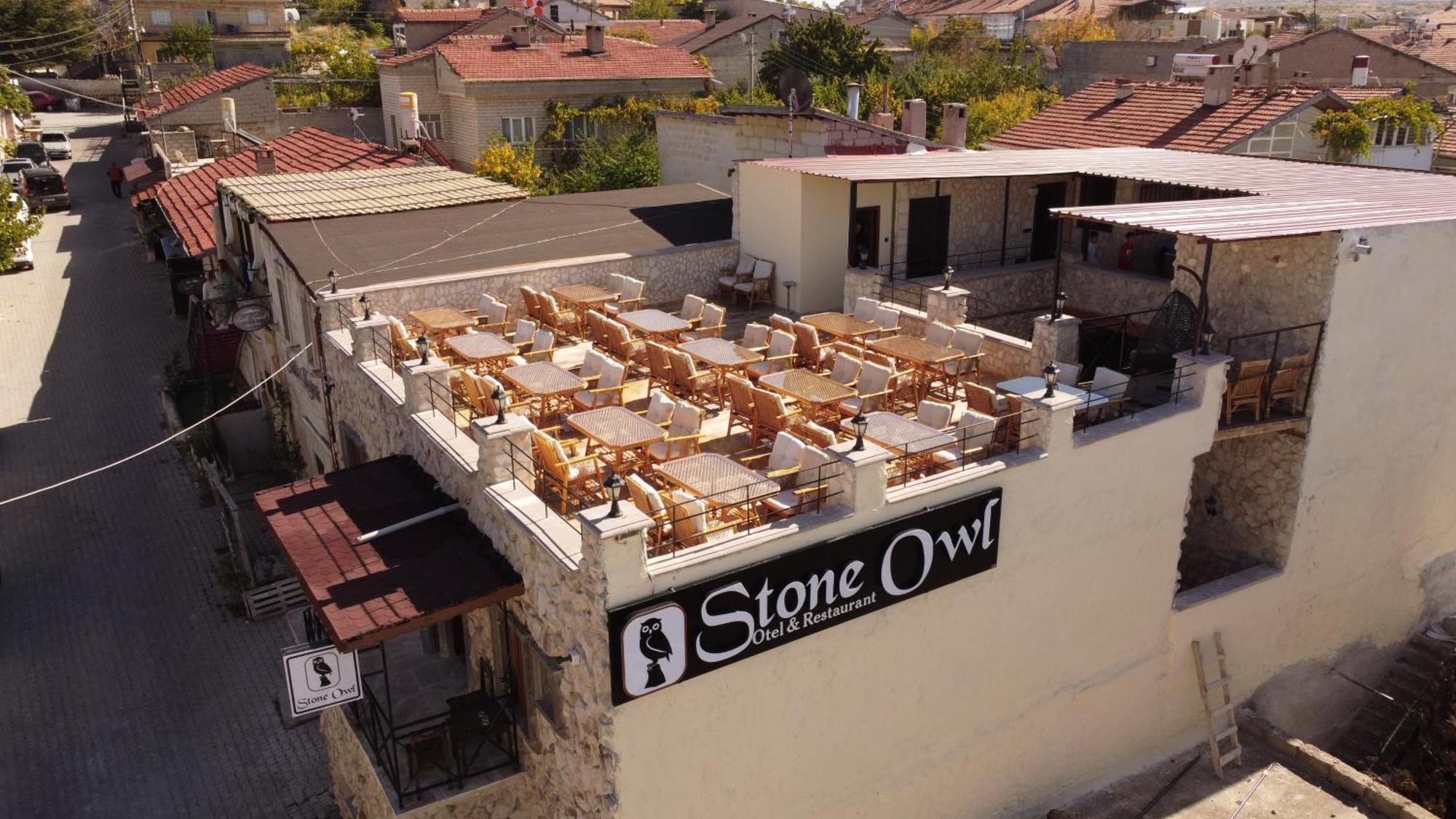 Stone Owl Otel & Restaurant Uchisar Exterior foto